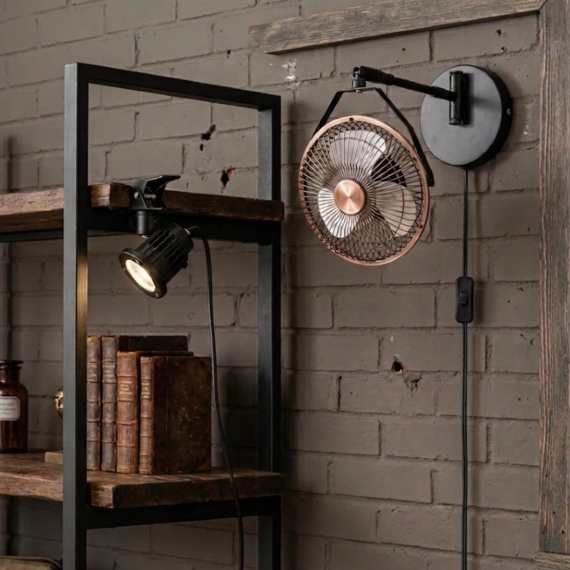 Wall Fans & Utility Lights