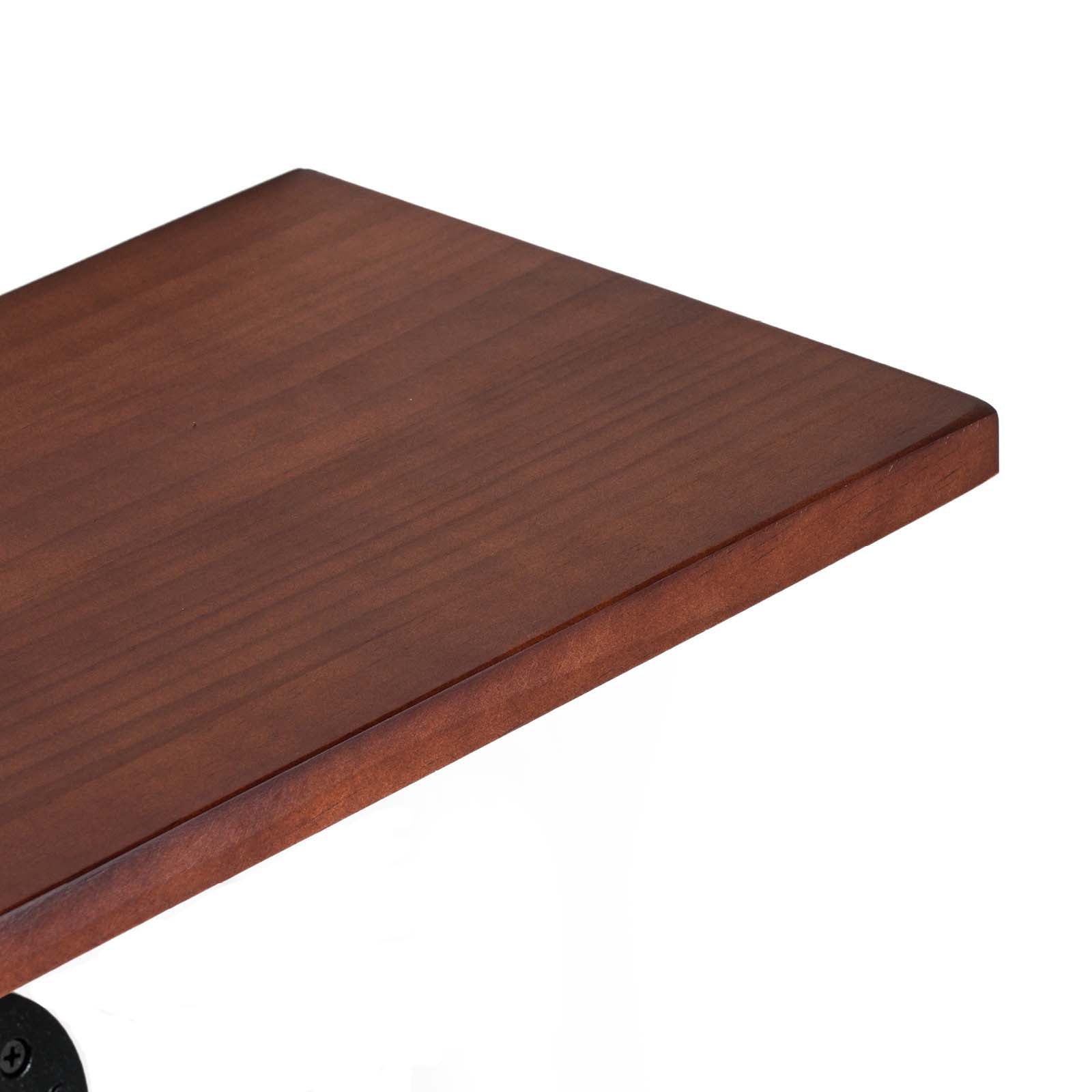 Touchless switch, rechargeable dimmable lamp, industrial-style pipe wall shelf decorative single-line solid wood shelf / wall-mounted shelving rack.