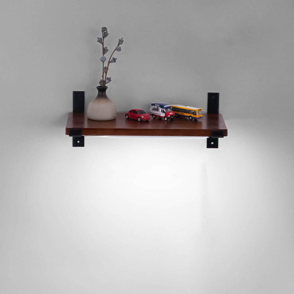 Touchless sensor light with shelf, bedside stand, and bathroom storage. No switch, gesture control