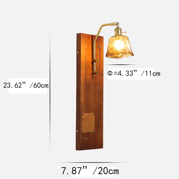 Rechargeable remote-controlled medieval wall lamp for bedroom, living room, porch, corridor, cafe, and shop
