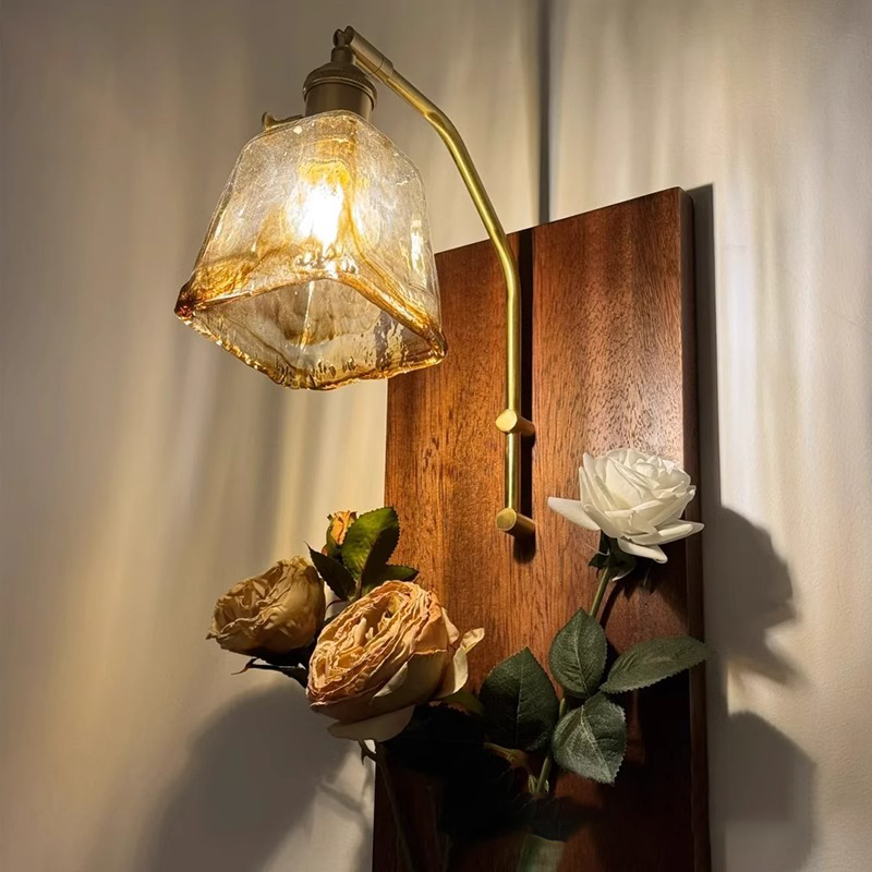 Rechargeable remote-controlled medieval wall lamp for bedroom, living room, porch, corridor, cafe, and shop