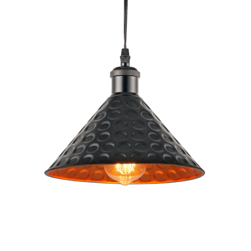 3pcs Adjustable Cable Track Light with Industrial Style Shade, Vintage Pendant Lighting, Suitable for Kitchen and Home, H-type Track J-type Track