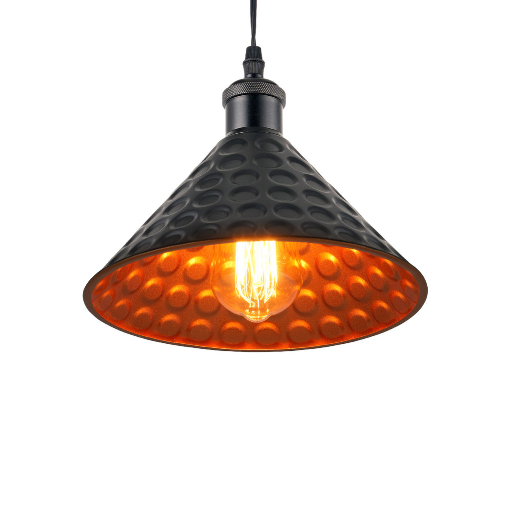 3pcs Adjustable Cable Track Light with Industrial Style Shade, Vintage Pendant Lighting, Suitable for Kitchen and Home, H-type Track J-type Track