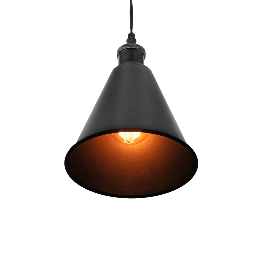 3pcs Adjustable Cable Track Light with Industrial Style Shade, Vintage Pendant Lighting, Suitable for Kitchen and Home, H-type Track J-type Track