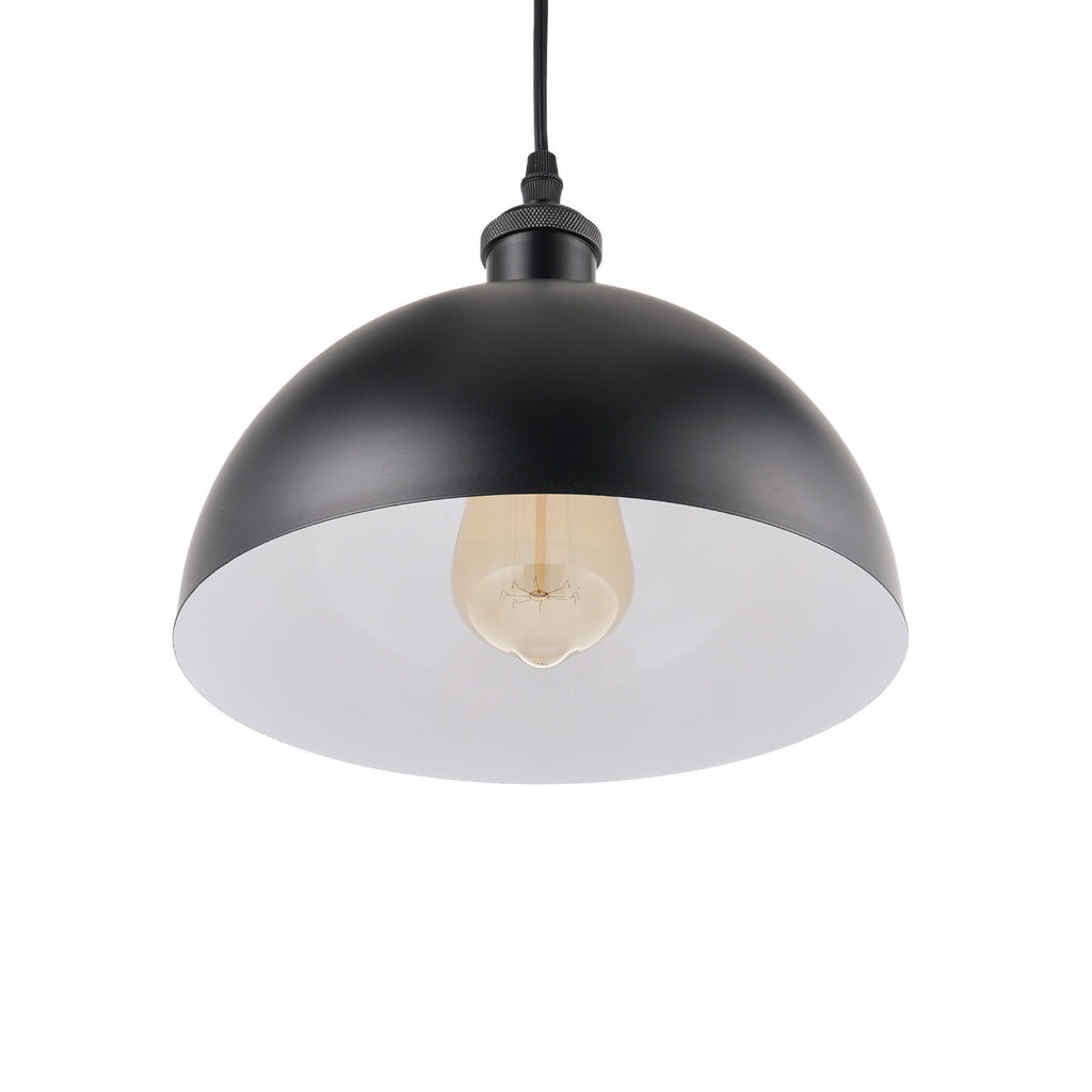 3pcs Adjustable Cable Track Light with Industrial Style Shade, Vintage Pendant Lighting, Suitable for Kitchen and Home, H-type Track J-type Track