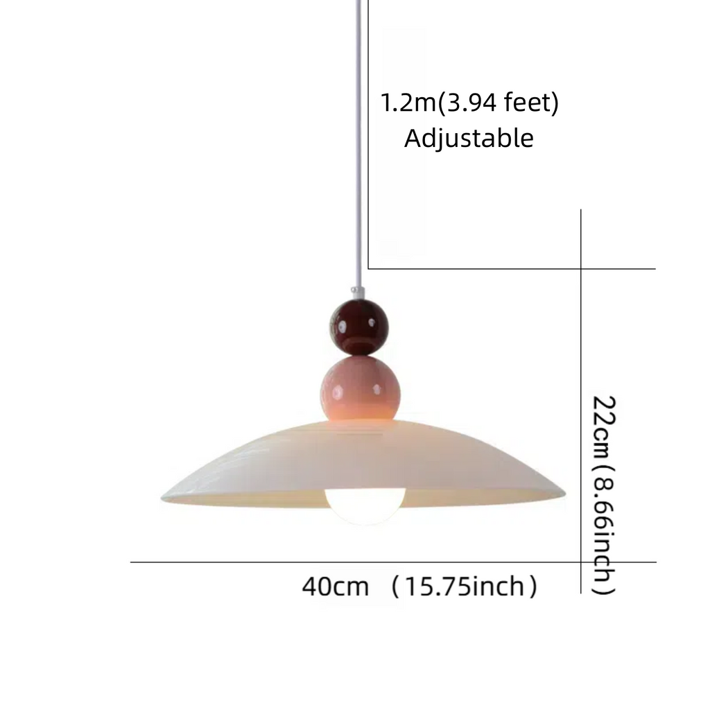 Kiven Nordic Minimalist Light Luxury Creamy Pink H-Type Track Chandelier - Suitable for Bedrooms and Dining Rooms