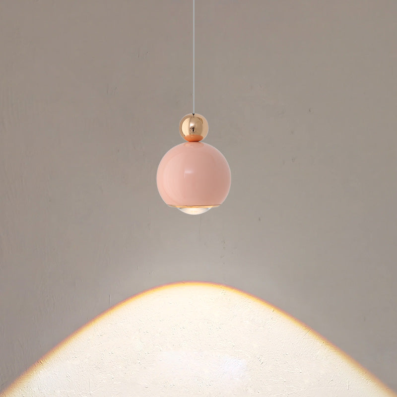 Kiven Minimalist Modern Cream Style Adjustable Pink H-Track Pendant Light for Living Room and Bedroom