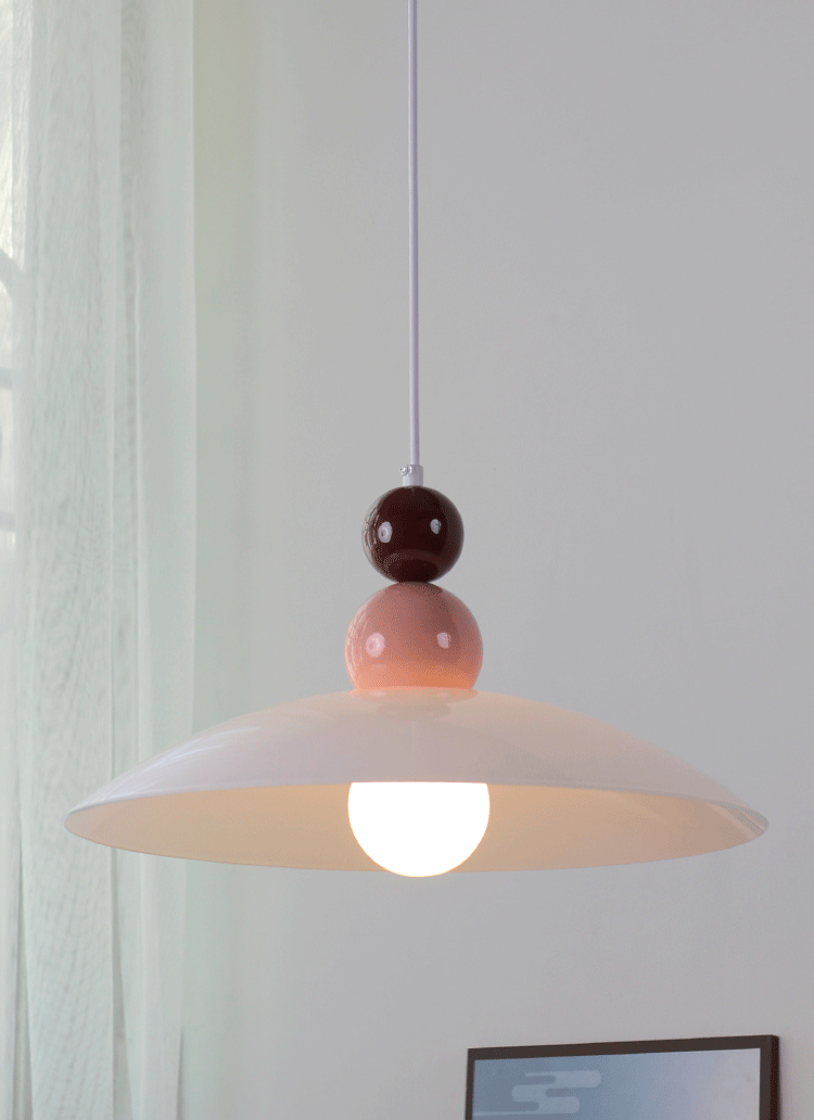 Kiven Nordic Minimalist Light Luxury Creamy Pink H-Type Track Chandelier - Suitable for Bedrooms and Dining Rooms