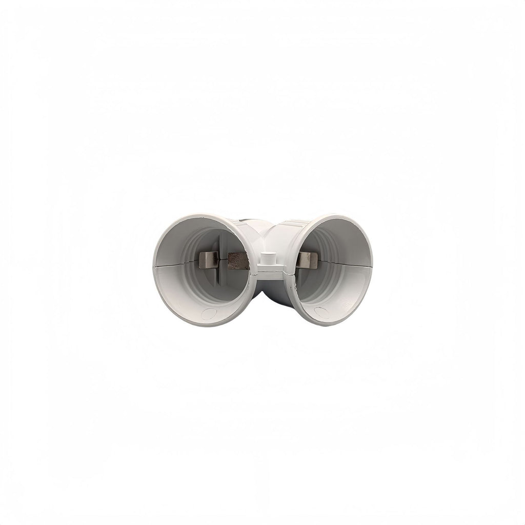 Kiven E26 - 2E26 Conversion Lamp Holder, E26 Twin Lamp Holder, North American ETL Certified Lamp Holder Converter(Customizable)