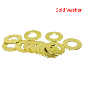 Kiven M10 Iron Alloy Washer, Round Flat Washer for Screws & Nuts - Fastener Hardware Accessory for Lighting Fixtures & Lamps