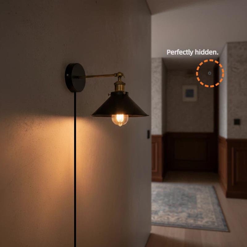 Renter-Friendly Luxury: Design Your Custom Wall Sconce with Invisible Sensor & 5-Minute DIY Install