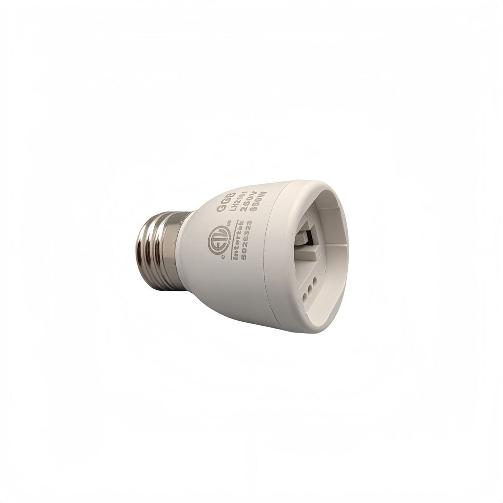 Kiven E26 to G24-2P Lamp Socket Adapter, Converter with North American ETL Certification(Customizable)