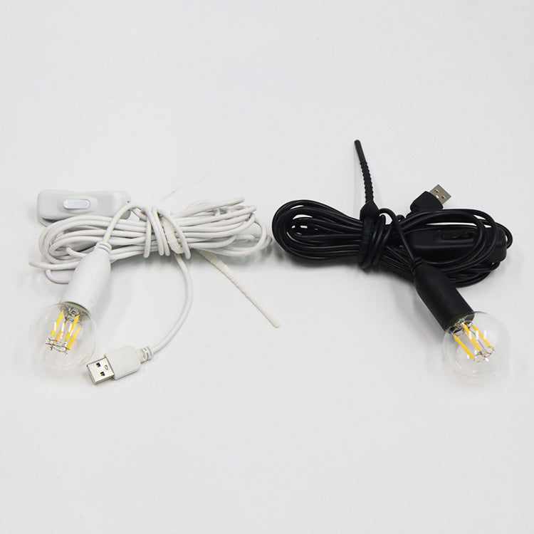 Kiven E14 Small Screw Base Lamp Holder with Wire, DIY Table Lamp Switch Cord, E14 Plug-in Extension Cord, Lighting Accessories(Customizable)