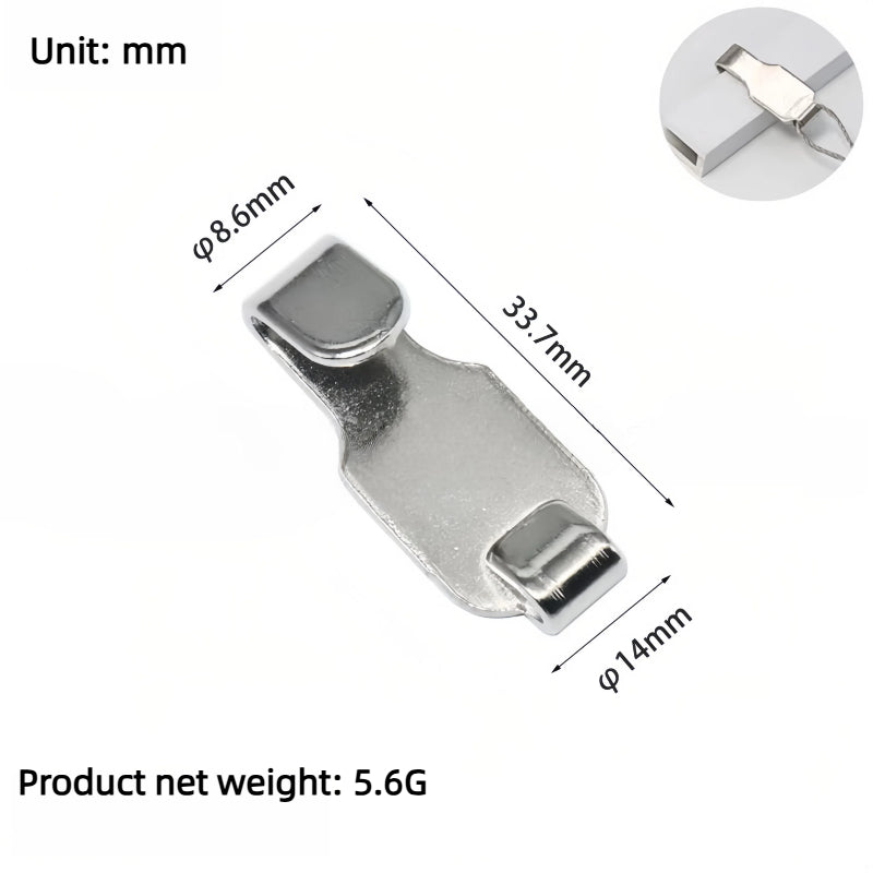 Kiven Adjustable Stainless Steel Wire Rope, Special for Chandeliers, Movable Hanging Hook for Paintings, Picture Frames, Track Hook, Lighting Wire Lock Accessories