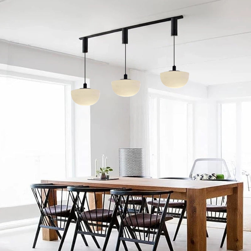 Kiven Nordic - Inspired Single - Head Glass Hanging Light, Modern Minimalist & Luxurious, Perfect for Dining Spaces, Cafes, Bedroom Setups, Storefronts & Bar Areas