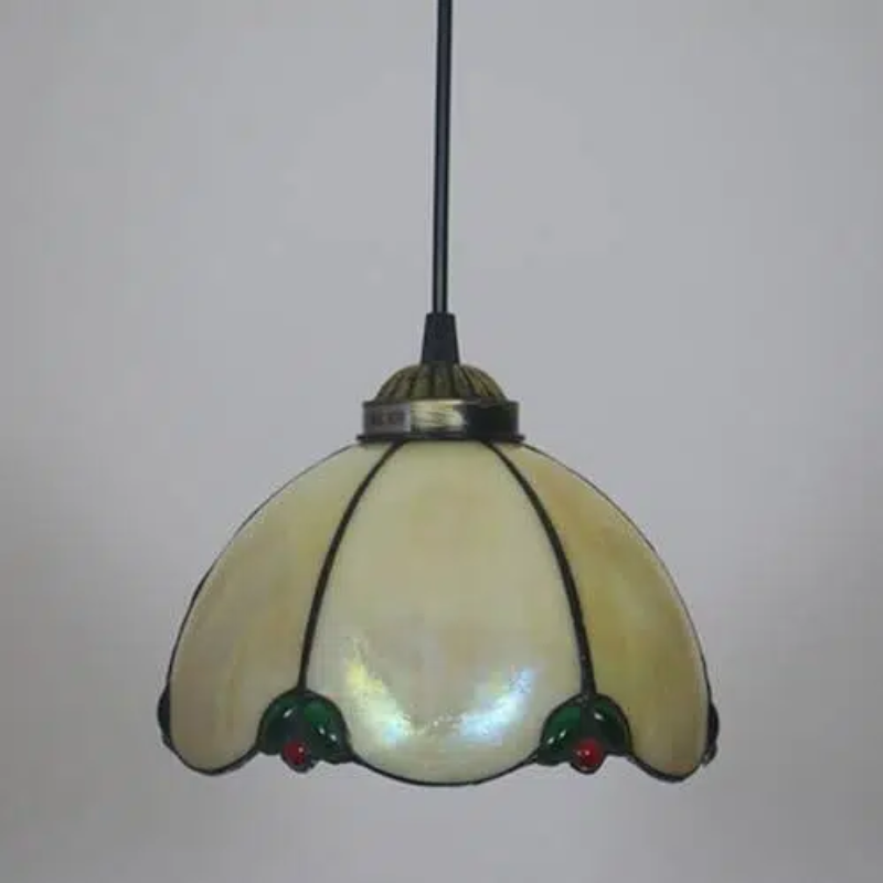 Adjustable Height Juno Track Light Pendants, 4 Ft Cord, J-Type Track Pendant Lights by Remote, Tiffany-Style Yellow Glass Smart LED Edison Bulbs Track Mount for Bar Island Vaulted Ceiling