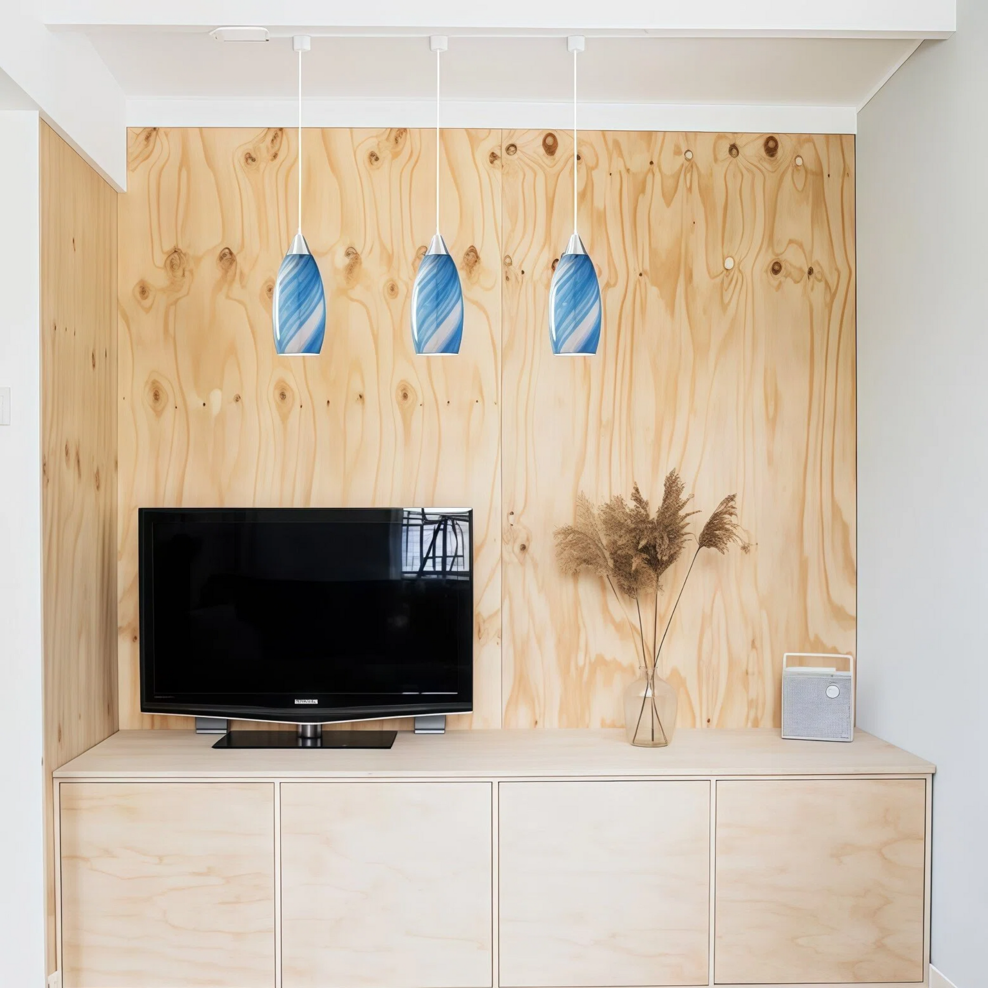 Kiven Nordic Marble Glass H Track Pendant Lights,Elevate Your Space,3-Lights(Bulb Not Included)