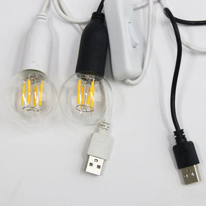 Kiven E14 Small Screw Base Lamp Holder with Wire, DIY Table Lamp Switch Cord, E14 Plug-in Extension Cord, Lighting Accessories(Customizable)
