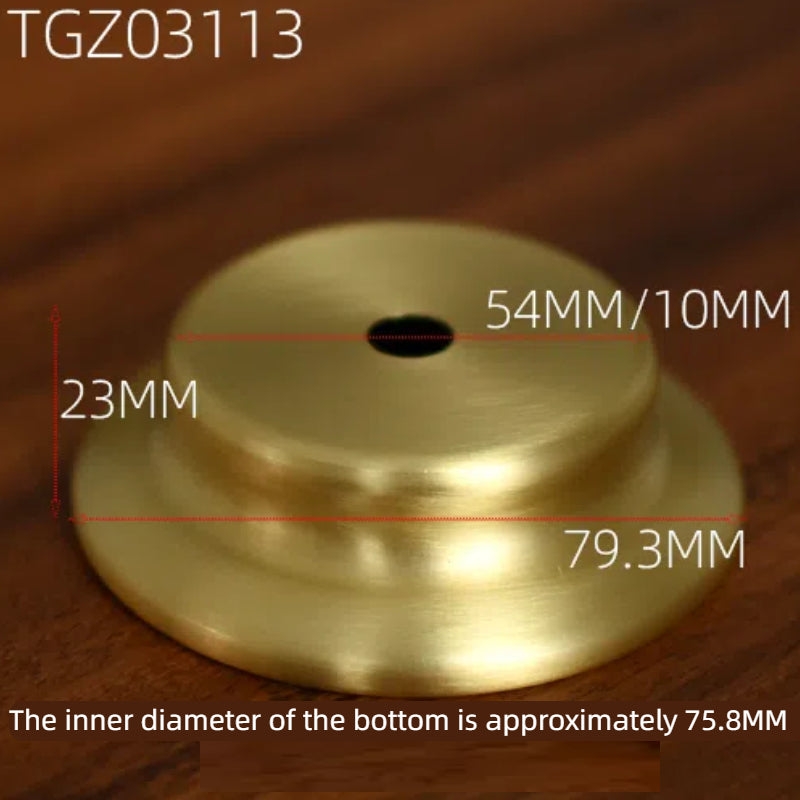 Kiven Antique Ceramic Vase Glass Kettle Brass Top Lamp Assembly Repair, Tapered Cover Lighting Accessories, DIY Middle Hole