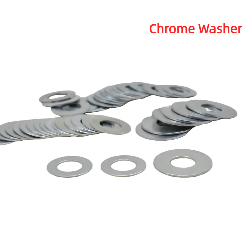 Kiven M10 Iron Alloy Washer, Round Flat Washer for Screws & Nuts - Fastener Hardware Accessory for Lighting Fixtures & Lamps