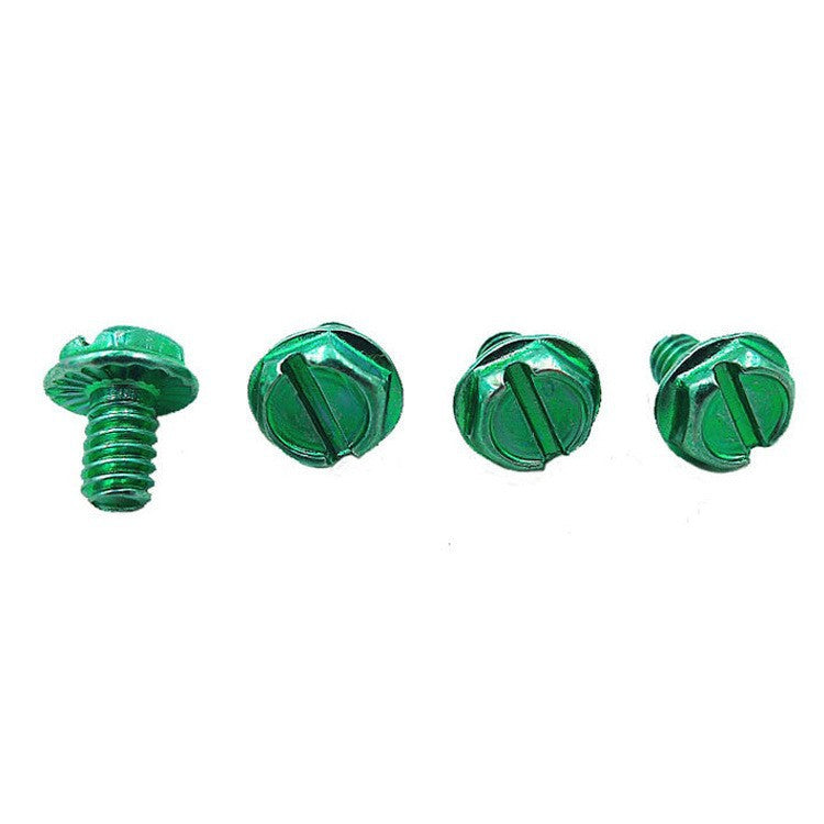 Kiven Green Screw 5/32 Thread, Imperial & Metric Thread Flange Phillips Slotted Hexagon Screw with Washer