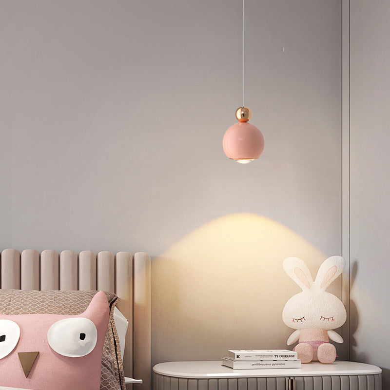 Kiven Minimalist Modern Cream Style Adjustable Pink H-Track Pendant Light for Living Room and Bedroom