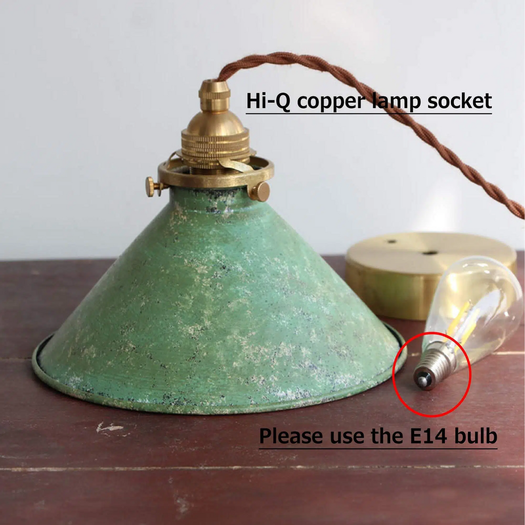 Dimmable H-Type Track Lighting Pendants with Hand-Made Copper Shade,1-Light 3.2 ft Cord Brass Finished E14 Socket Blue Rustic Cottage Style for Kitchen Living Room Customizable