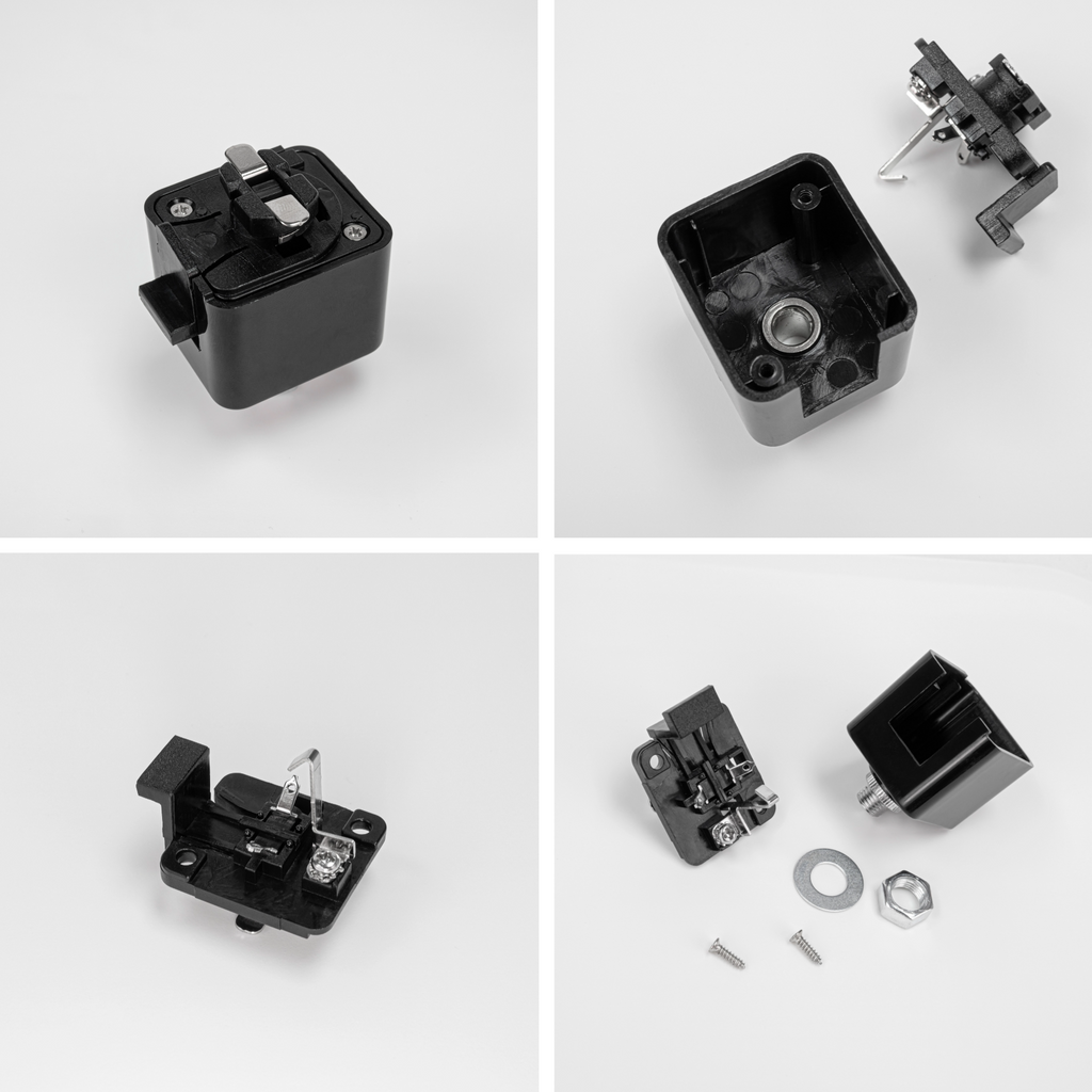 3-Pack J-Type Single Circuit 2-Wire Track Adapter Light Fittings Track Accessories Standing Finish for Stage Lighting DIY J Connection Compatible Parts White Tracking Connectors