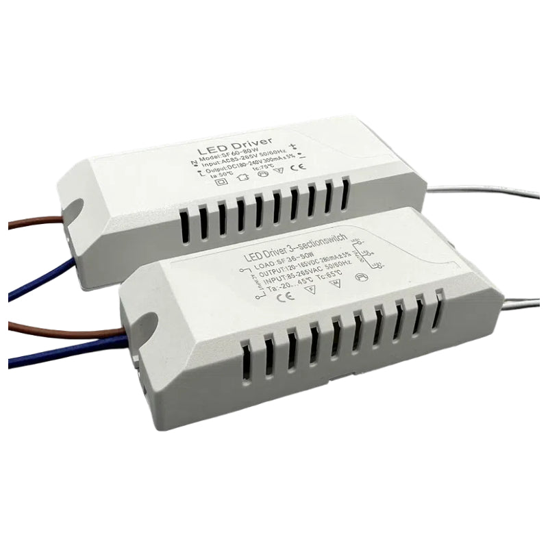 Kiven LED Driver 85-265V AC Constant Current Isolated Power Supply, for Dimmable LED Ceiling Lights, Downlights, Single Color & CCT Tunable White Dimmable LED Lights