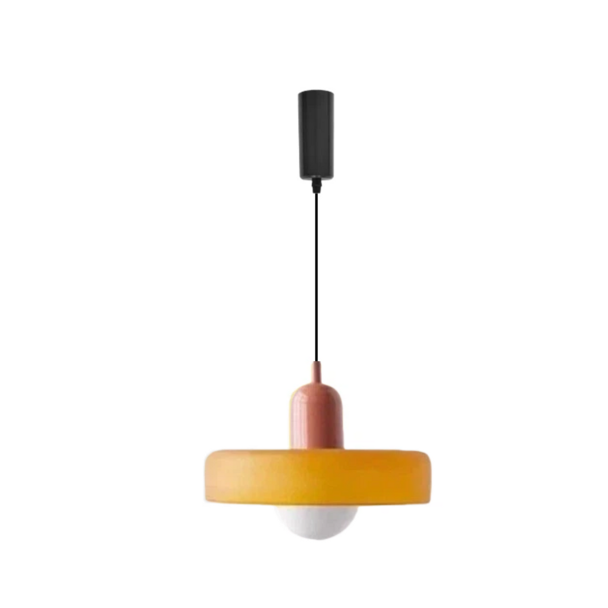 Kiven Minimalist Geometric Pendant Light with "Ring + Sphere" Double Shape, Compact Size Perfect for Hanging Over Dining Table, Bar & Kitchen Island
