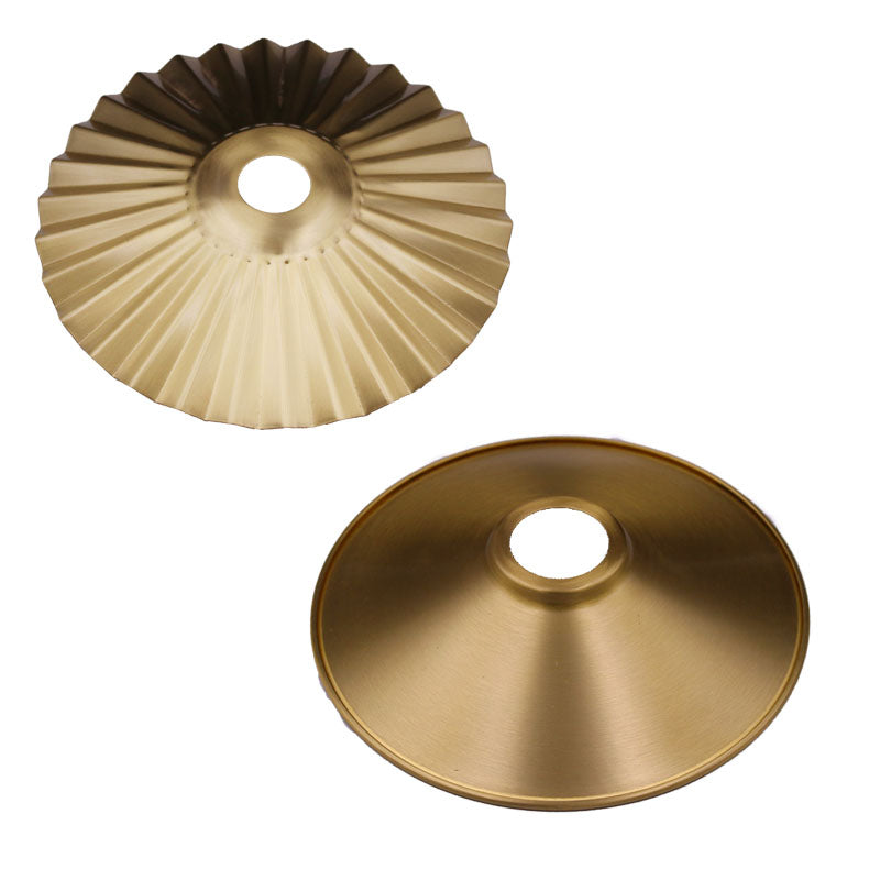 Kiven Solid Brass Industrial Retro Pendant Lamp Shade for Edison E26/E26 Bulbs – Copper Head Light Bar Canopy Glare Guard