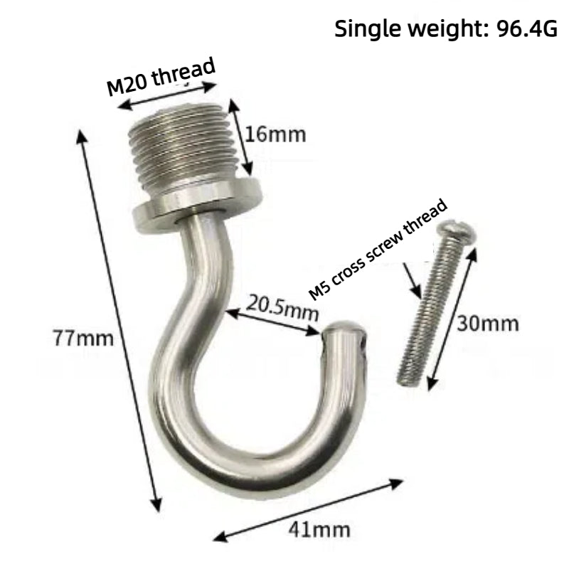 Kiven Heavy-Duty LED High Bay Light for Industrial Factories - UFO Style Ceiling Light with Hook for Heavy Workshops