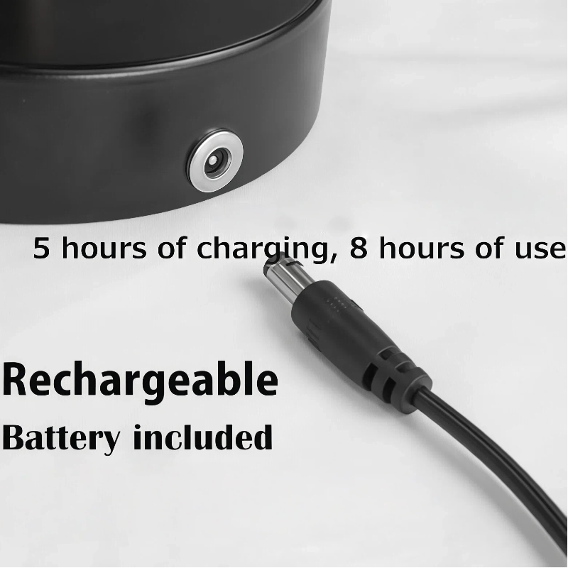 Kiven Wireless PIR Motion Sensor Light Sensing 5600mAh Rechargeable Battery Operate LED Wall Sconce, No Drilling Adjustable Wall Mounted Light 2 Motion Sensors No Pair Required for Bathroom