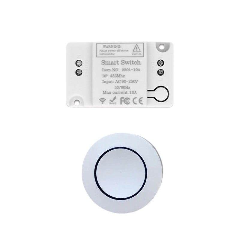 Wireless Smart Switch Kit for DIY Home Lighting Control (for Indoor Use)