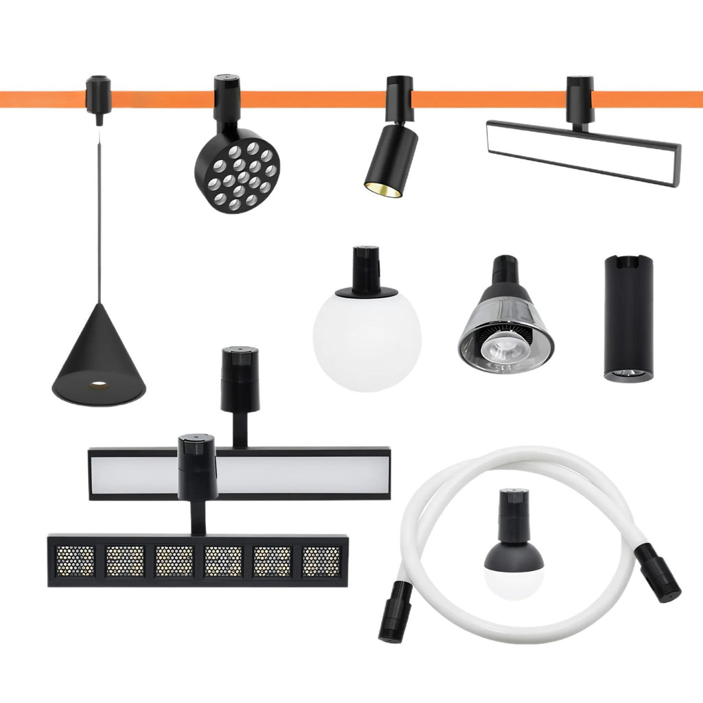 Kiven Semi - Flexible Golden Track Strip: Moldable, Surface - Mounted for Home & Clothing Stores, Track Light