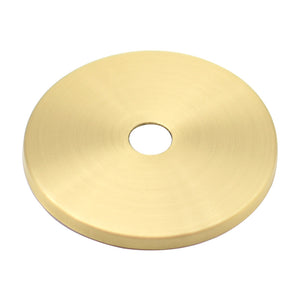 4-Pack Folded-Edge Round Sealing Discs: Brass Covers for Glass/Ceramic Bottle Mouths & Hollow Tubes, Lamp Accessories