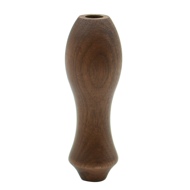 Decorative Handle for Edison - Style Copper Pendant Lights: Walnut - Colored Solid Wood Grip