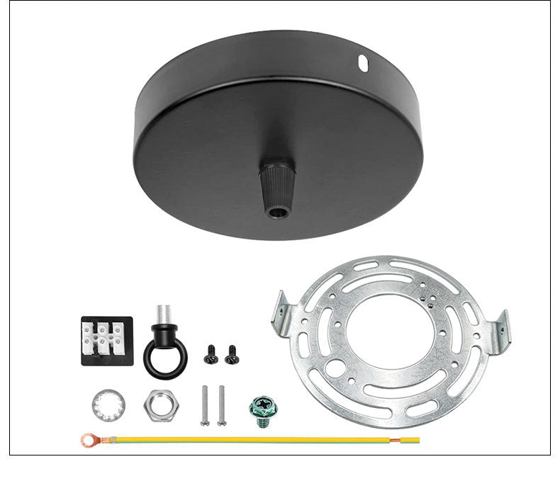Kiven Cross - Border Lighting US - Standard Ceiling Circular Hanging Plate Combination, Amazon Lighting Octagonal Plate Installation Back Strip Bracket Set
