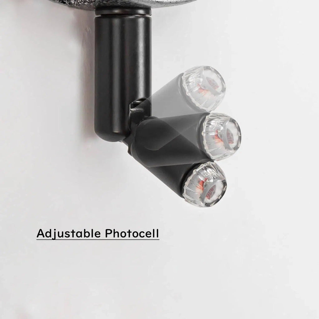 Kiven Plug-in Wall Sconces Clear Beveled Glass Industrial Exterior Wall Lantern Outdoor Timer Adjustable Photocell Combo with UL Waterproof Switch Cord Dusk to Dawn Setting for Porch