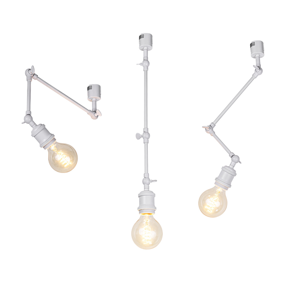 Flexible Arm Track Lights Adjustable Downlight Vintage Lighting Fixture