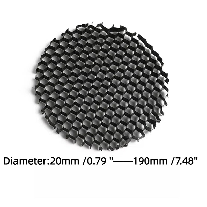 Kiven LED spotlight with honeycomb anti - glare black grid, aluminum filter, track light with light guide net to prevent glare, honeycomb(Customizable)