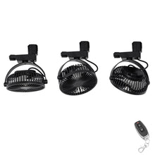 Load image into Gallery viewer, Track Ceiling Black Fan Remote Control Easy To Install Adjustable Angle Simple Design For Air Circulation