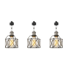 Load image into Gallery viewer, Hollow Cage Metal Shade Track Light Rotatable Tilt Adjustable Accent Lighting Vintage Design