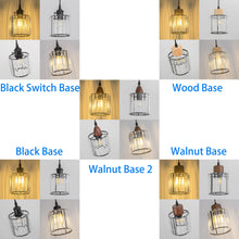 Load image into Gallery viewer, Hanging Light Plug In Outlet Corded Modern Crystal Shade E26 Base Living Lamp