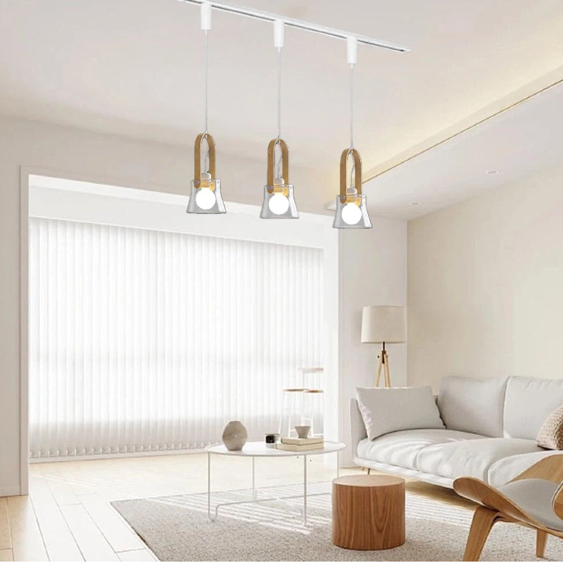 Kiven Nordic Modern Minimalist Single - Head Glass Pendant Lighting: Luxurious & Stylish, Ideal for Dining Tables, Cafes, Bedrooms, Retail Stores & Bar Countertops