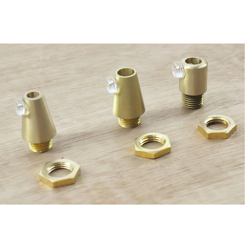 Kiven Wire Locking Device, Pure Copper Clip Wire Lock, 3-7mm Wire Tightening Regulator, Pendant Light Fixture Hanging Wire Fixing