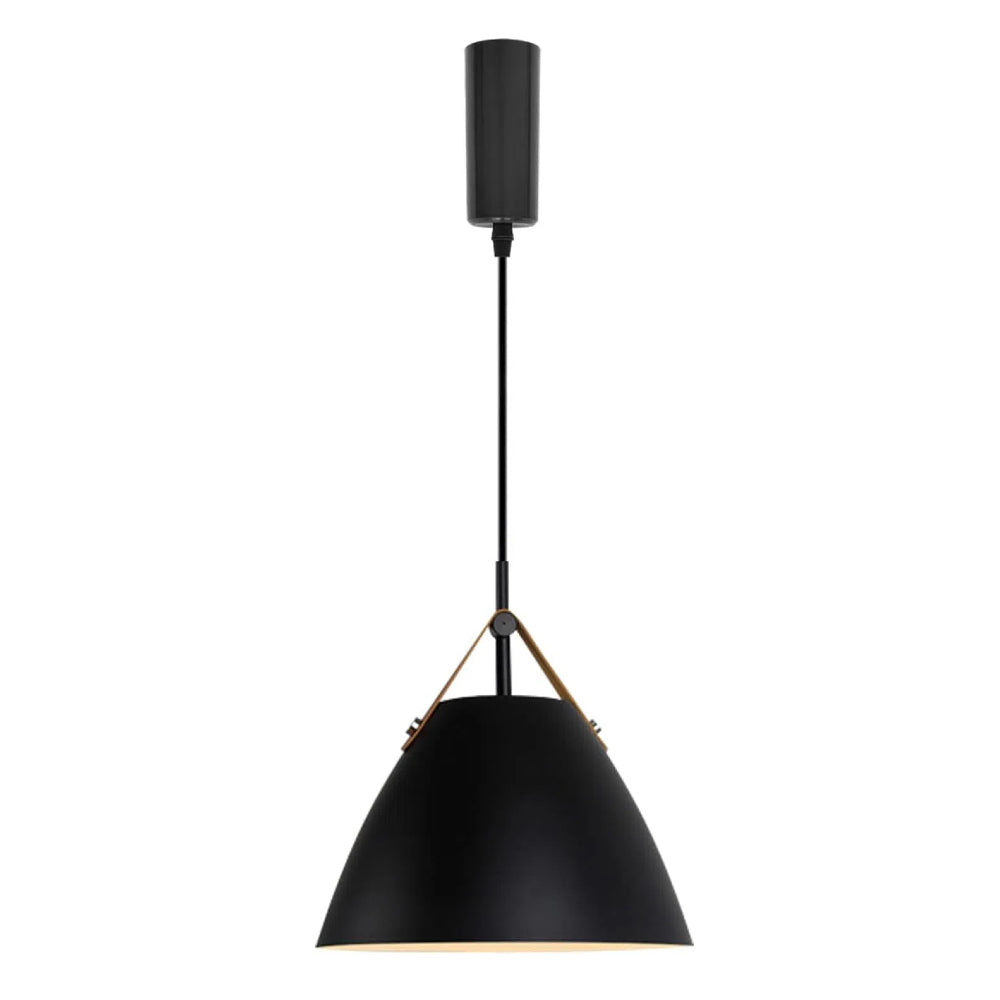 Kiven J-Type Track Lighting Fixture, Modern Juno Track Pendant Light with Built-in Cable Wrapper and Black Iron Lampshade, Adjustable Length for Bedroom Kitchen Home Lighting, 1-Light