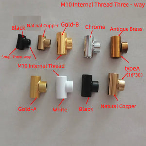 Kiven  M10 Internal Thread Three - way Adapter, Three - pronged Connector for LED Crystal Ceiling Lamp & Molecular Grinding Bean Lamp, Lamp and Lighting Accessories