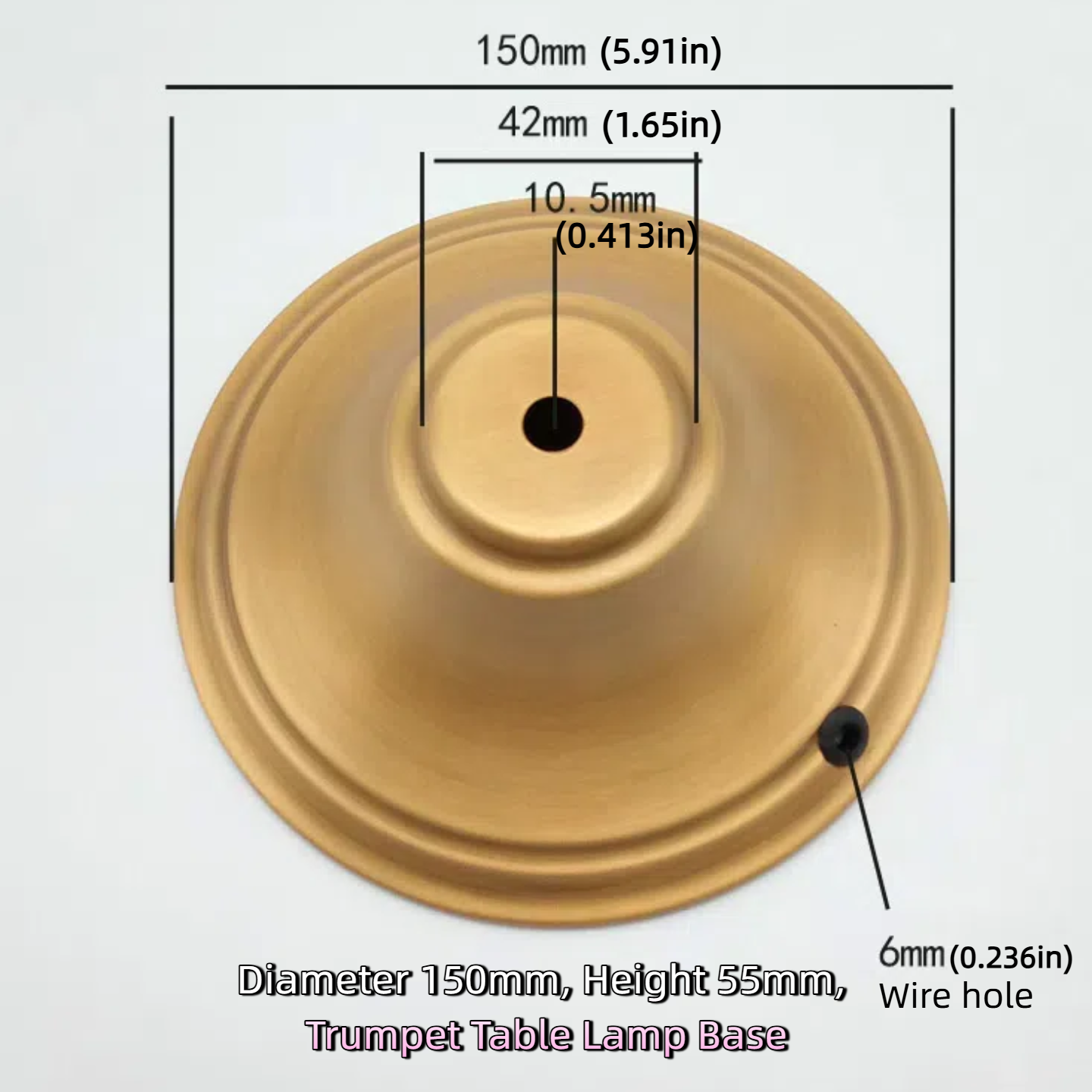Copper Table Lamp Bases for DIY Assembly and Custom Lighting Fixtures (Suitable for Indoor Use)