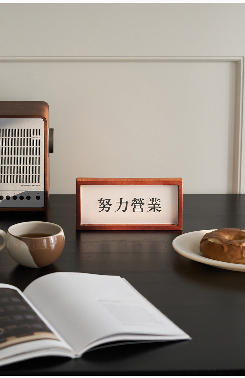 Kiven Magnetic charging light board, retro decoration, creative decorative item for the entrance hall of a vintage living room